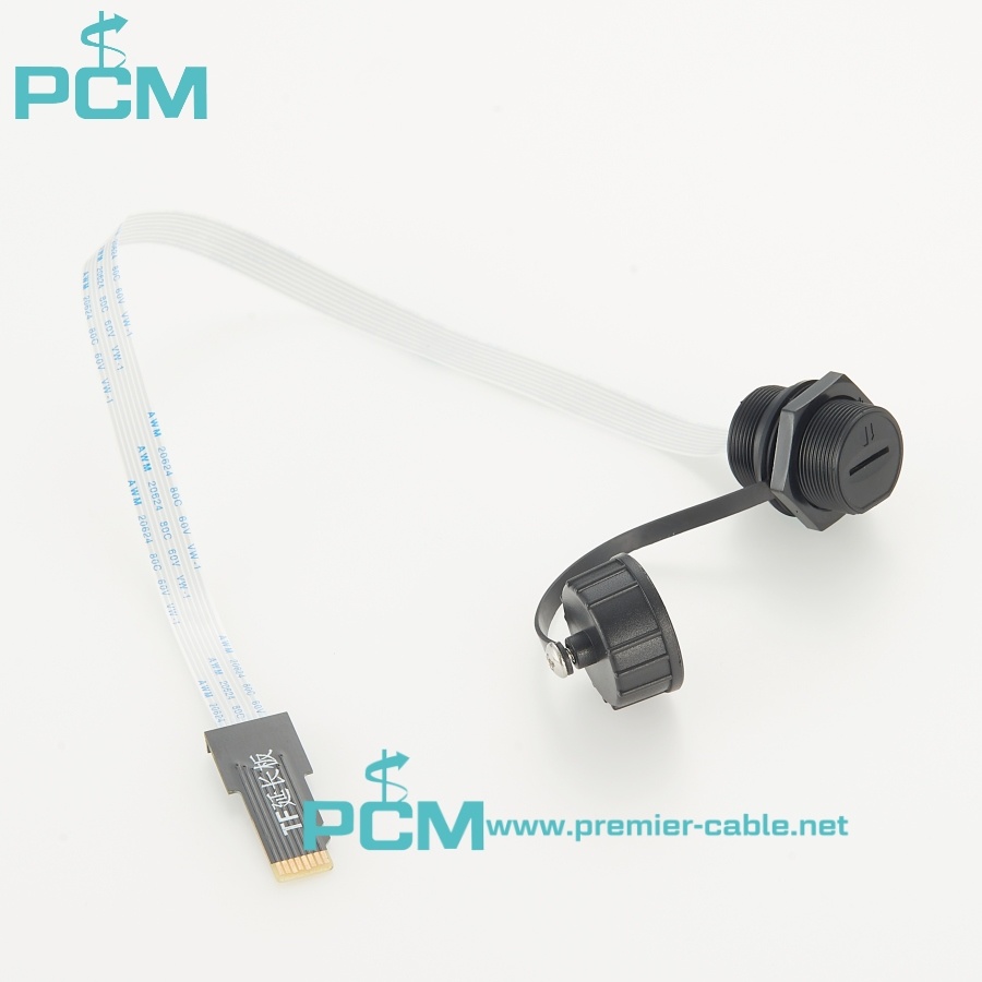 Micro SD to TF Extension Cable Adapter IP67 Waterproof