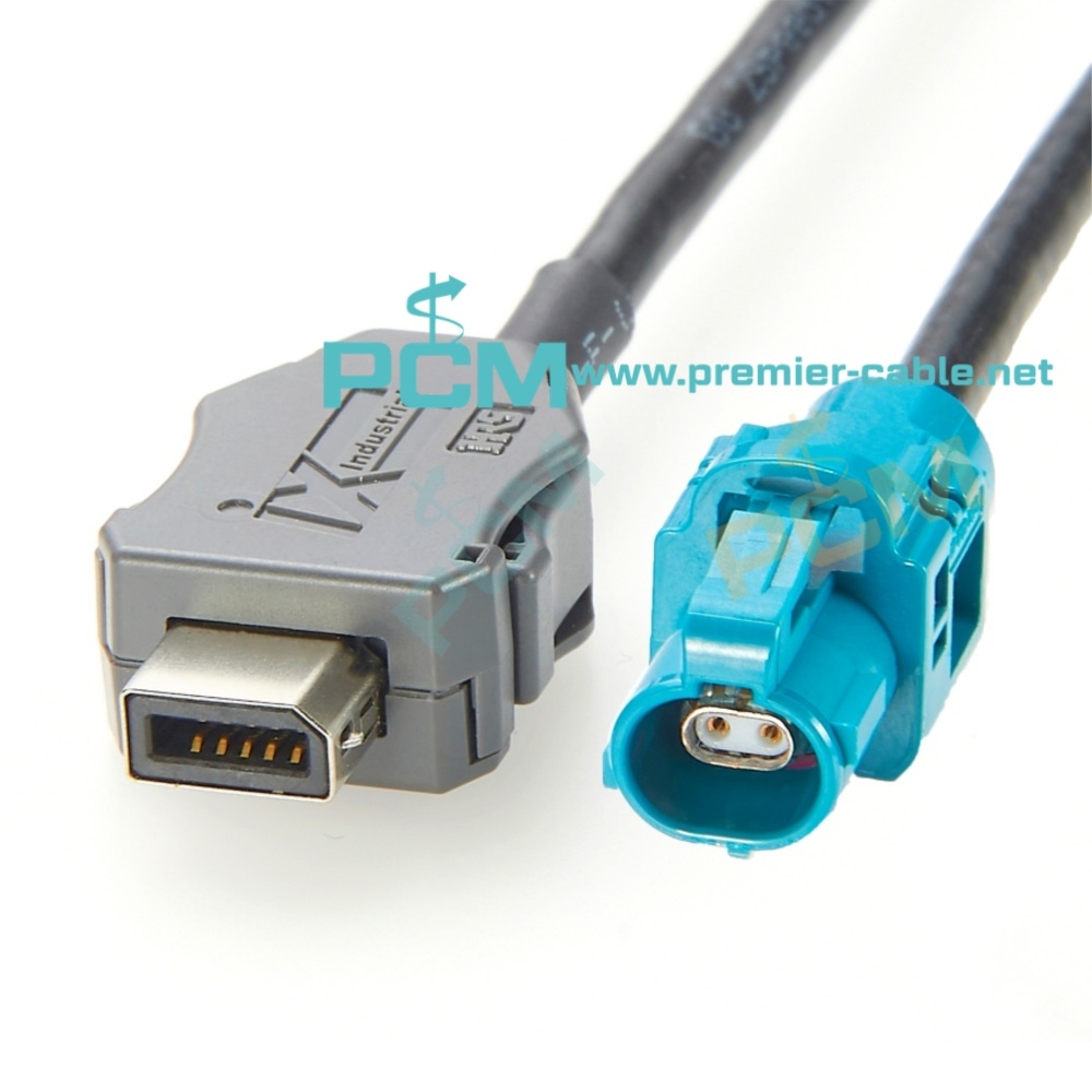 H-MTD Female to IX Industrial Plug Automotive Cable Harness