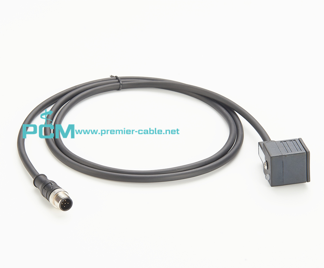 Sensor actuator cordset Valve connector M12 plug 