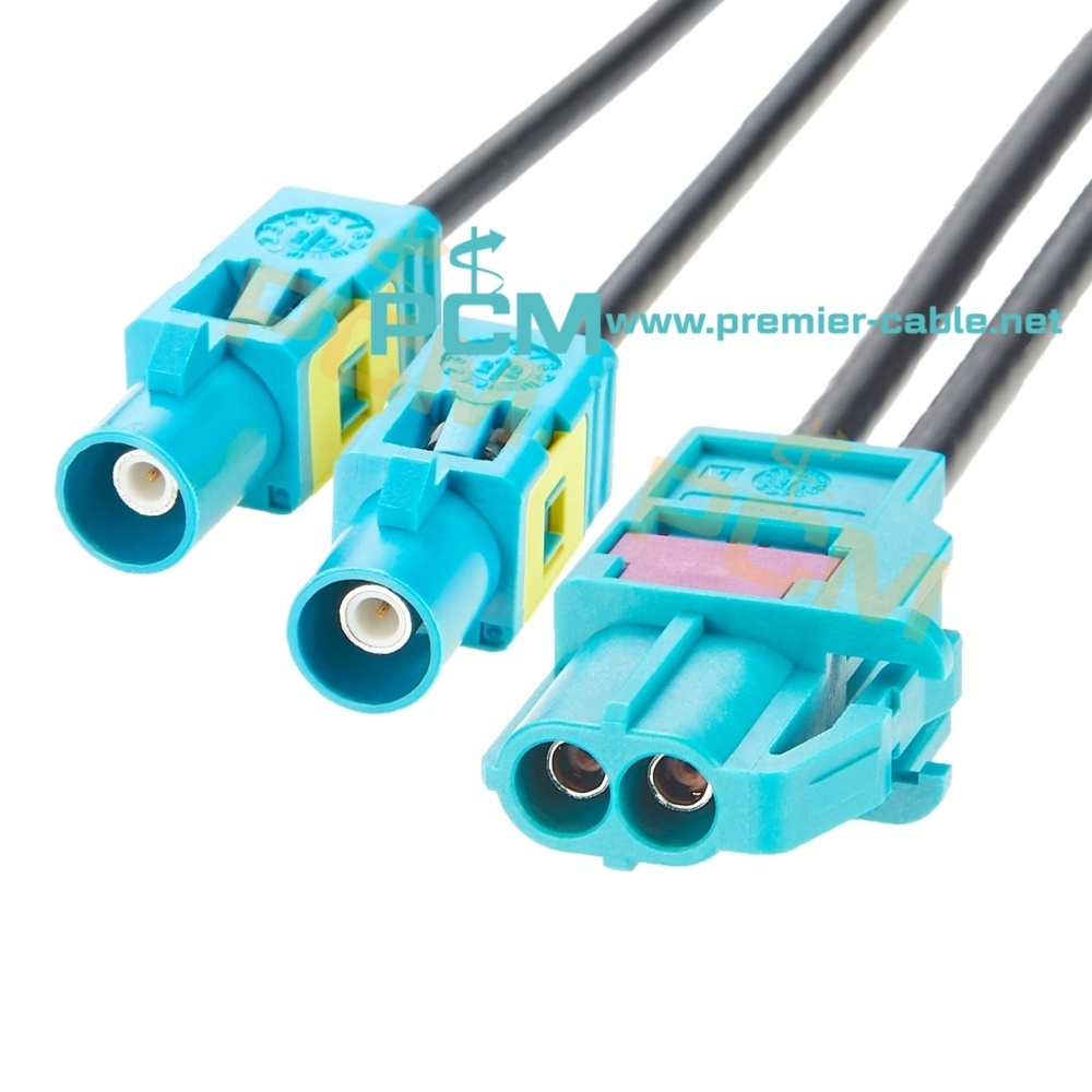 Twin Mini Fakra to Fakra AMK16C-1AXZ5-y Coaxial Cable