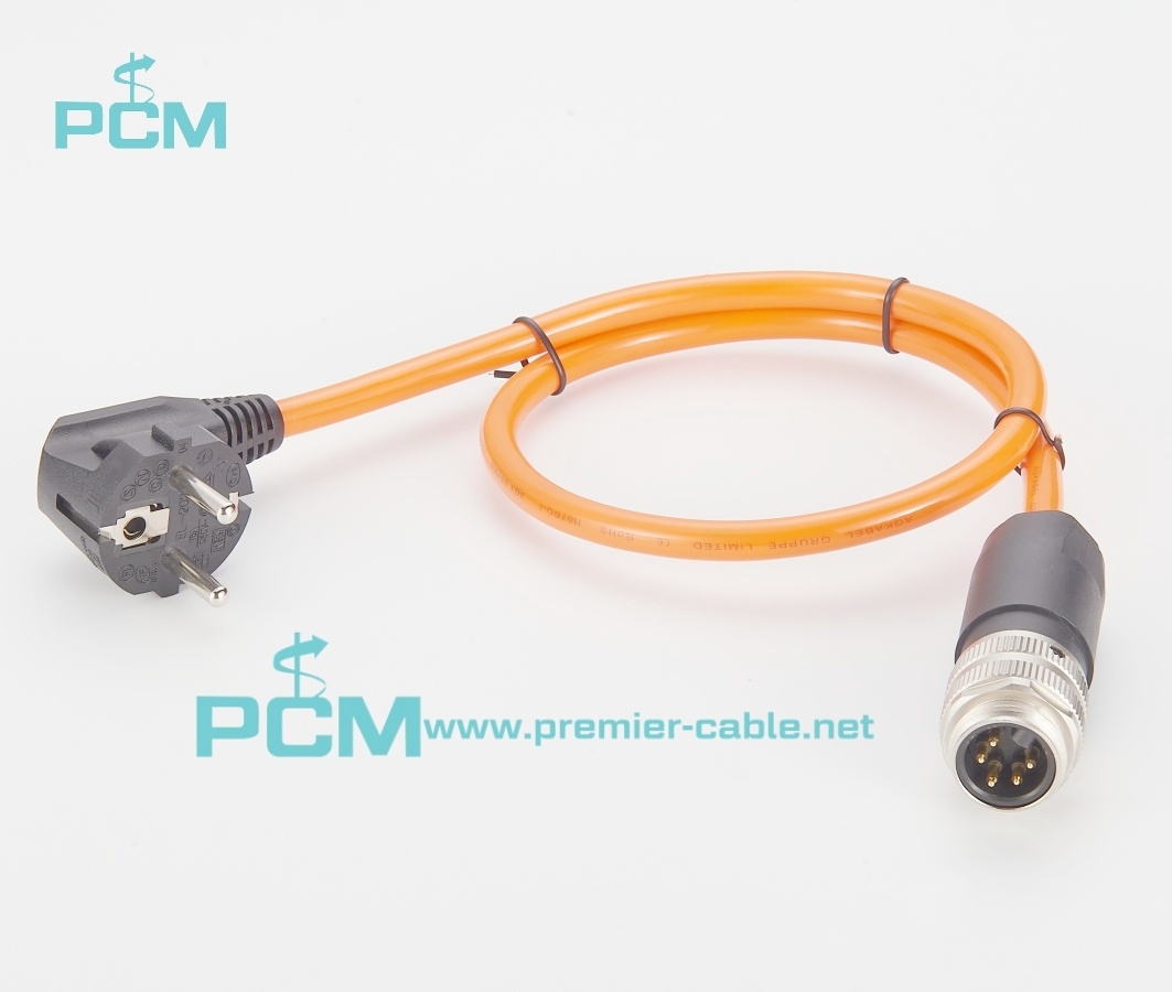 Cee 7/7 Power Plug to 7/8 Inch Mini-change Connector
