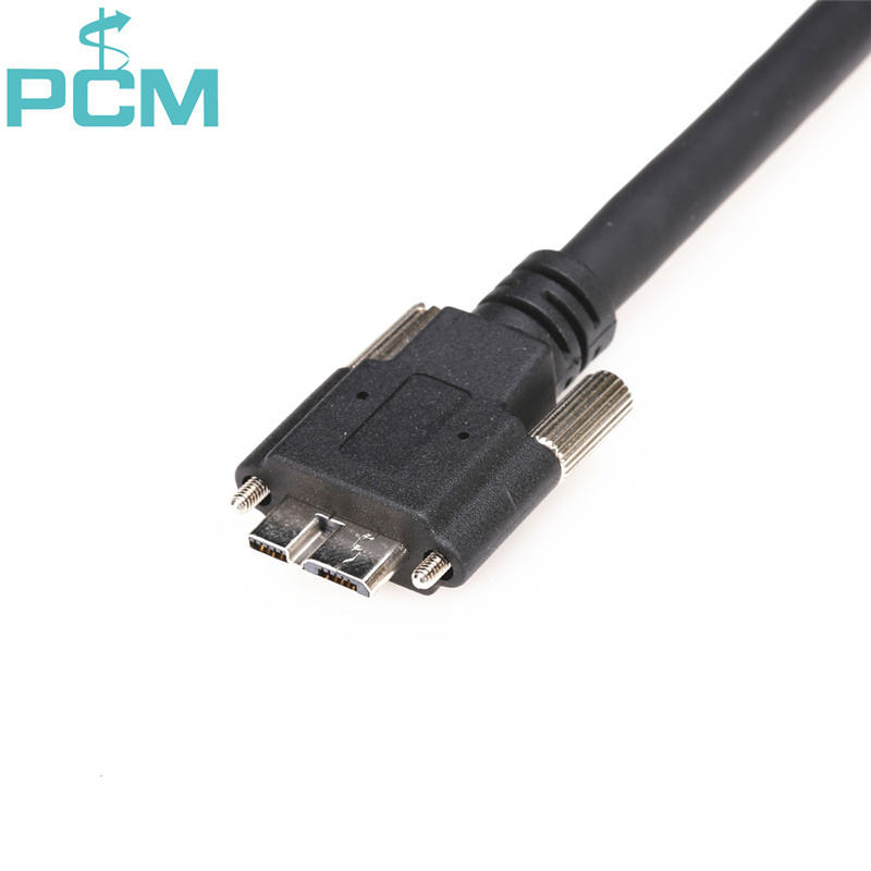 USB3.0 Male Screw Lock Cable