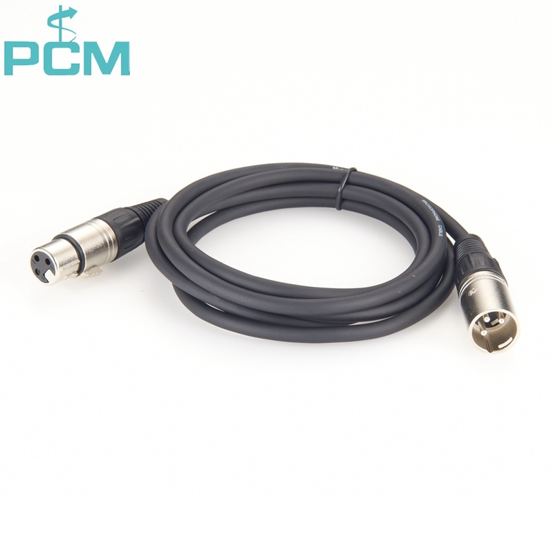 Microphone cable for studio recording and live sound