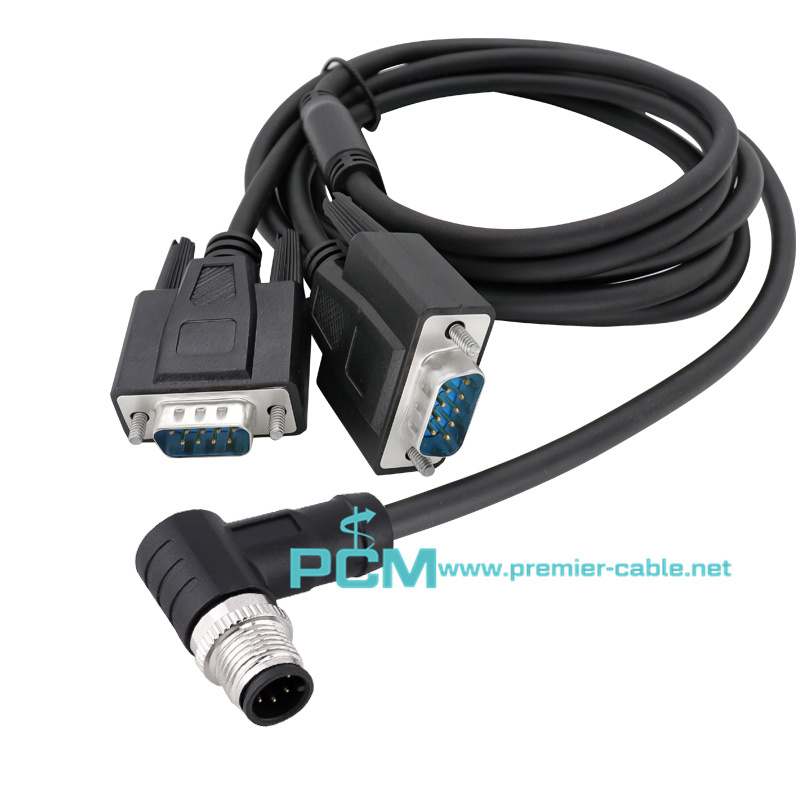 M12 to DB9 CAN bus CanOpen Cable