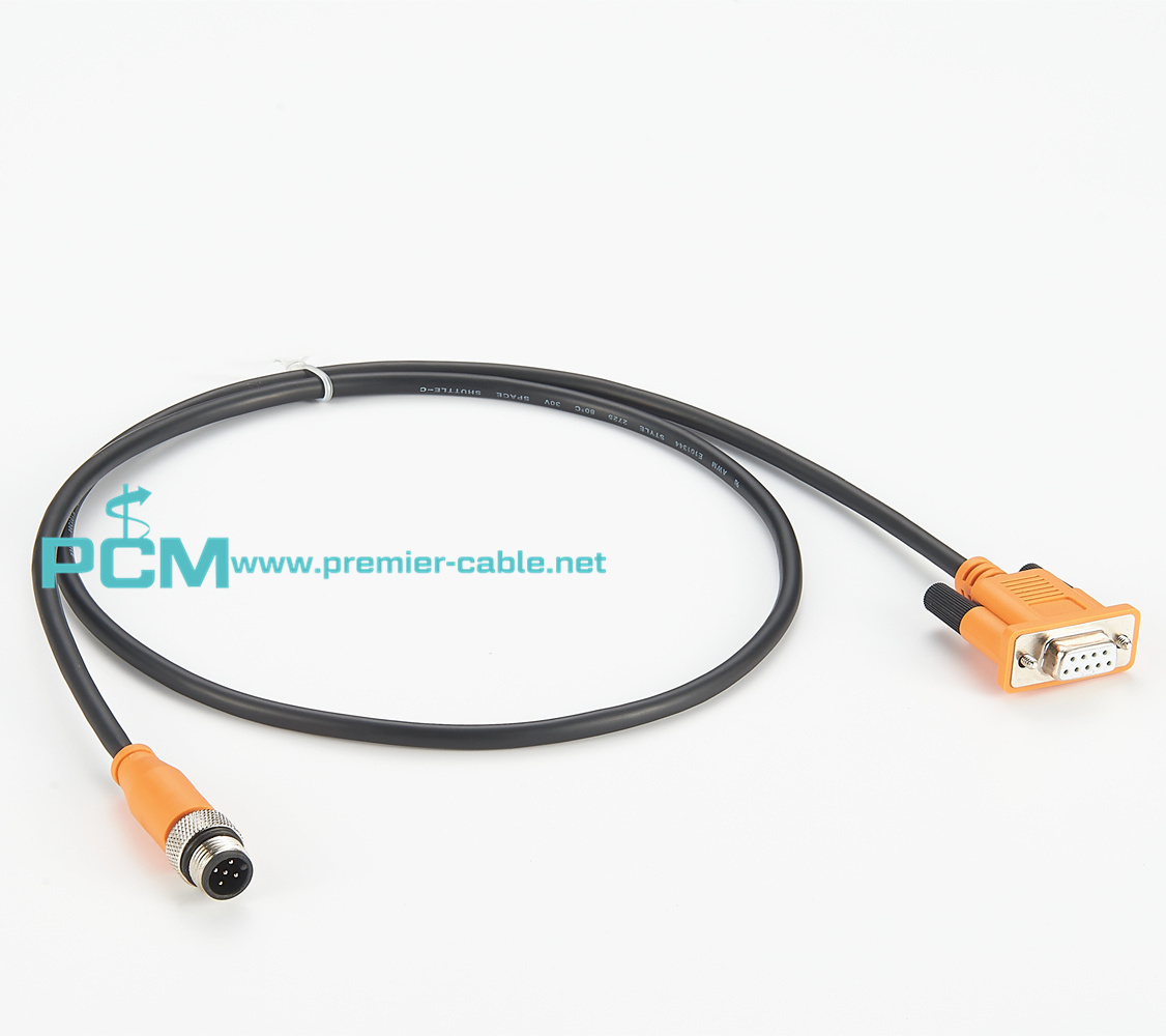 CAN Bus D-sub DB9 RS232 to M12 Cable