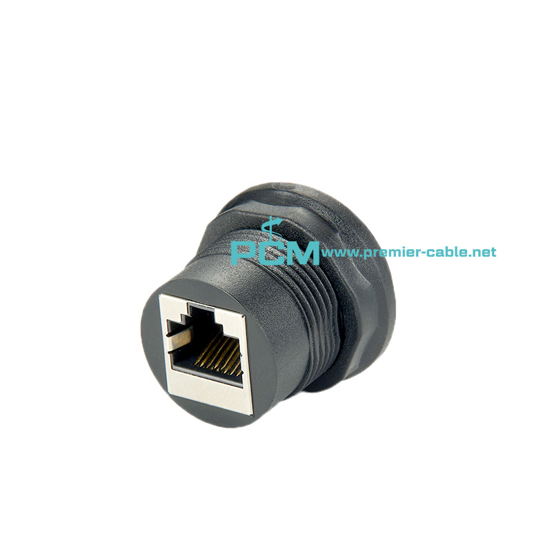 RJ45 Panel Connector for Front Installation