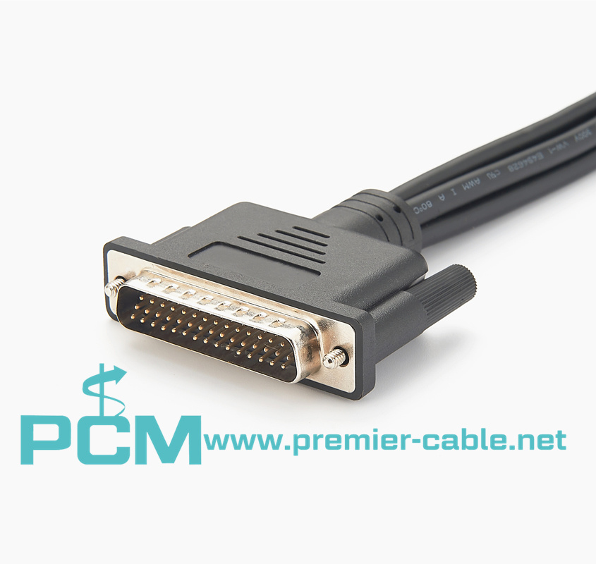 DB44 to Serial DB9 2 Way Splitter Cable