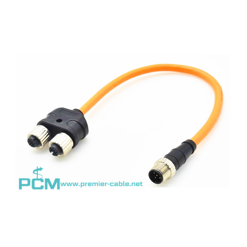 M12 Sensor Actuator Splitter Cable