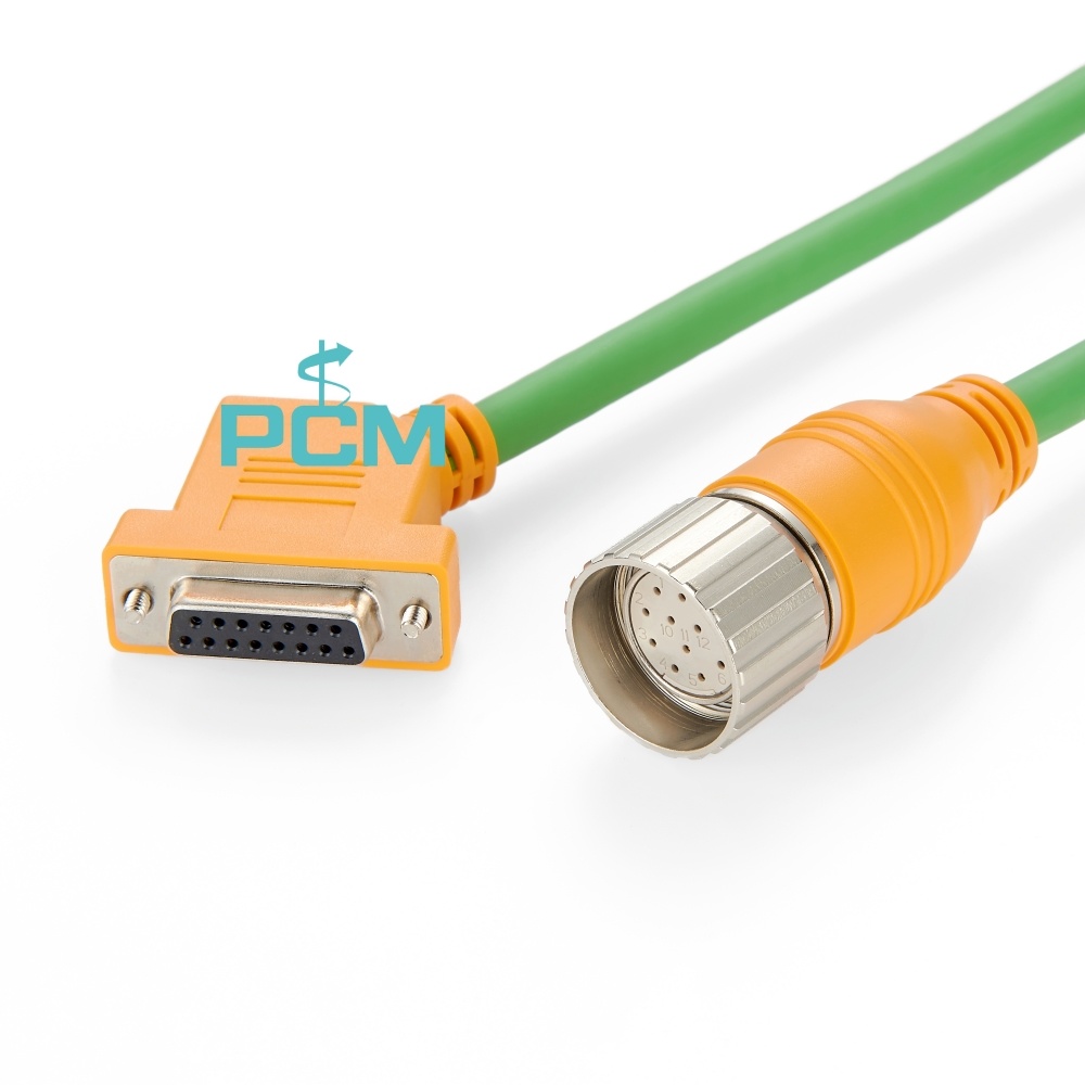 M23 to DB15 D-Sub Servo Motor Signal Feedback Cable