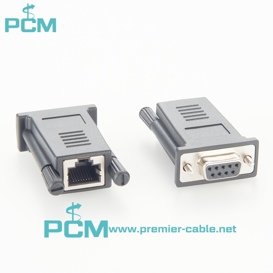 RJ45 to DB9 Female Adaptor ADP-RJ458P-DB9F