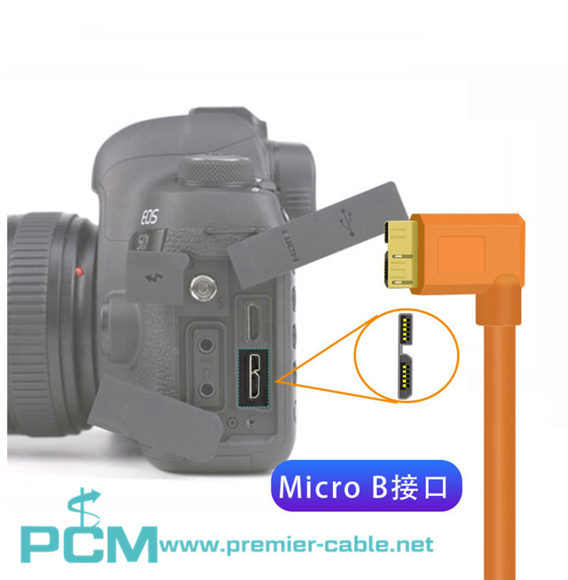 Micro B 3.0 professional tethered shooting cable