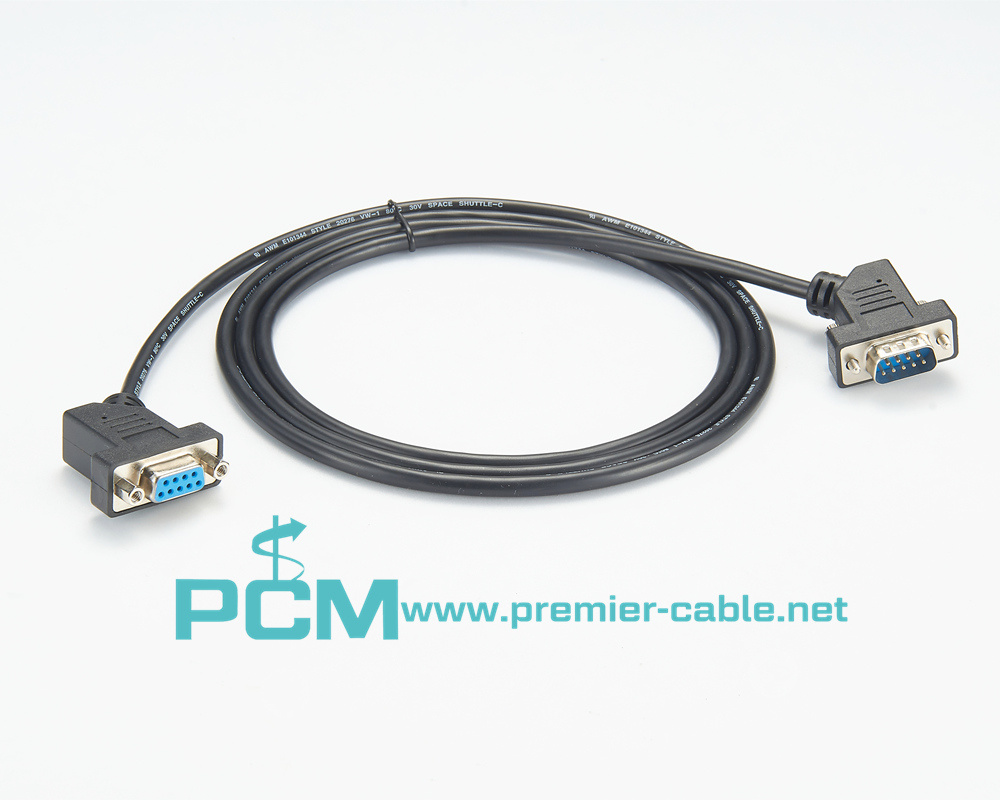 45 Degree RS232 Serial DB9 Cable