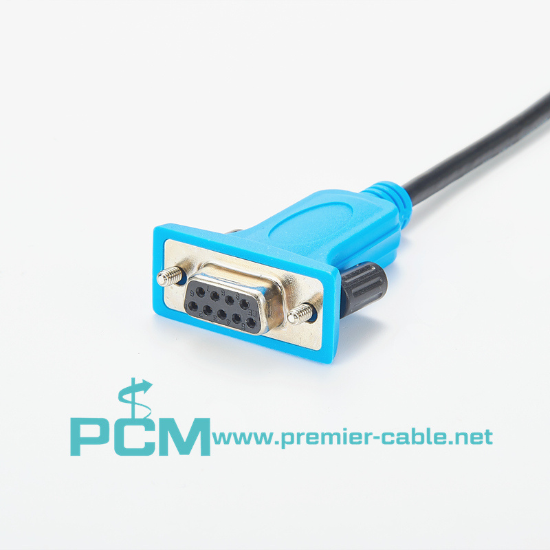 DB9 RS232 Serial Adapter Cable Null Modem