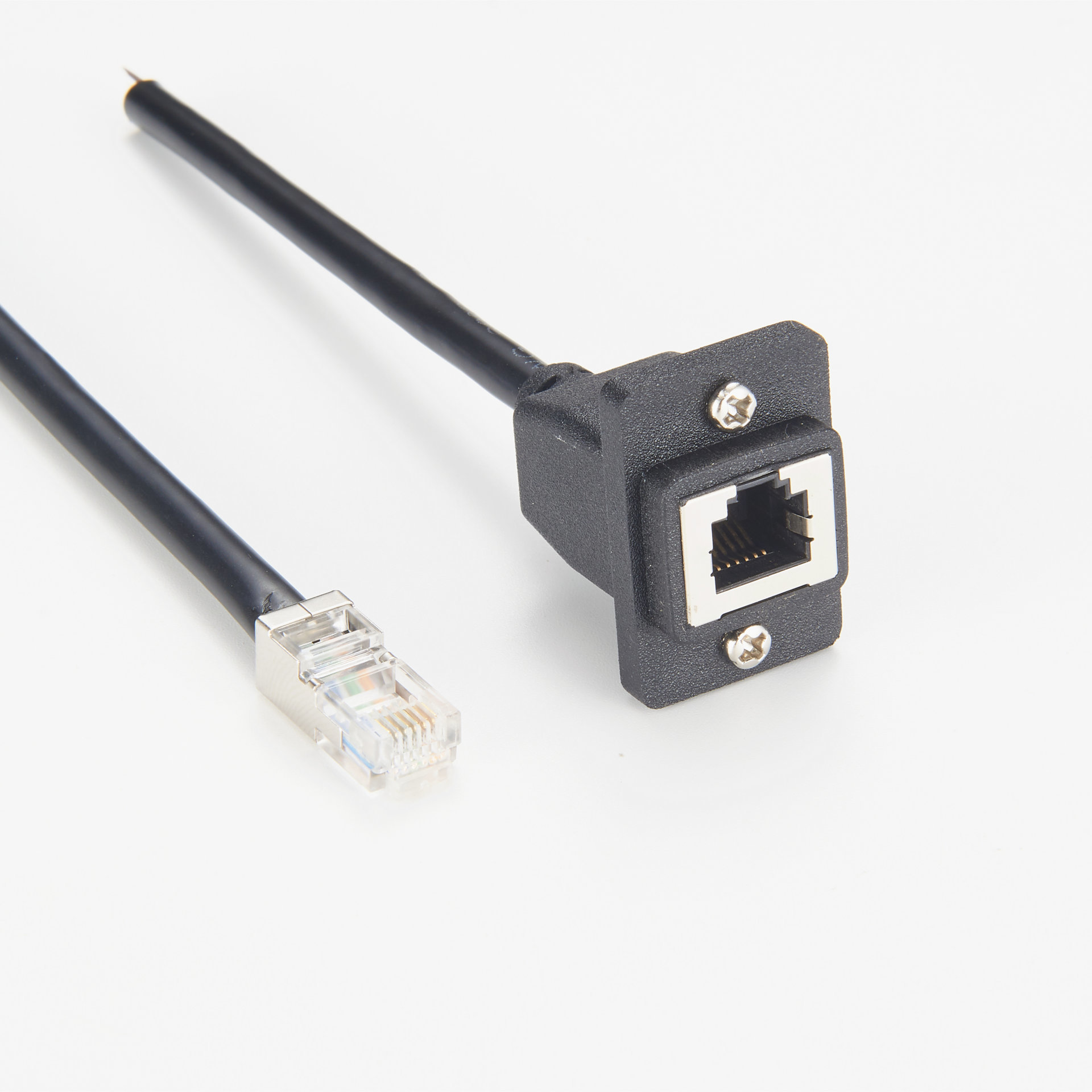 Cheap RJ12 Panel Mount cable Manufacturers china 