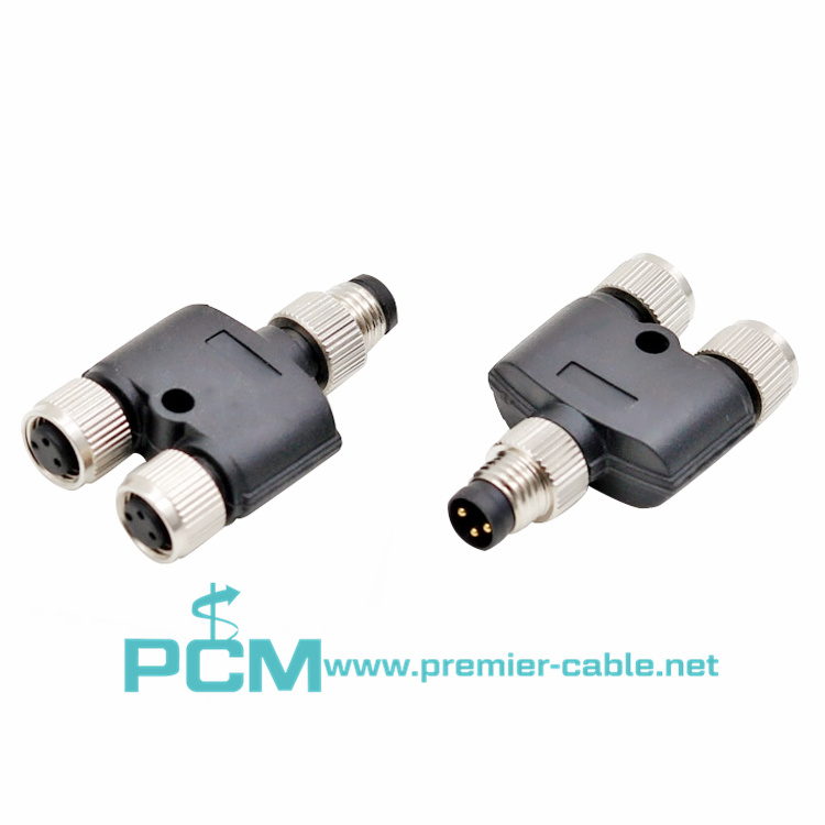 M8 Y-Type Splitter Connector