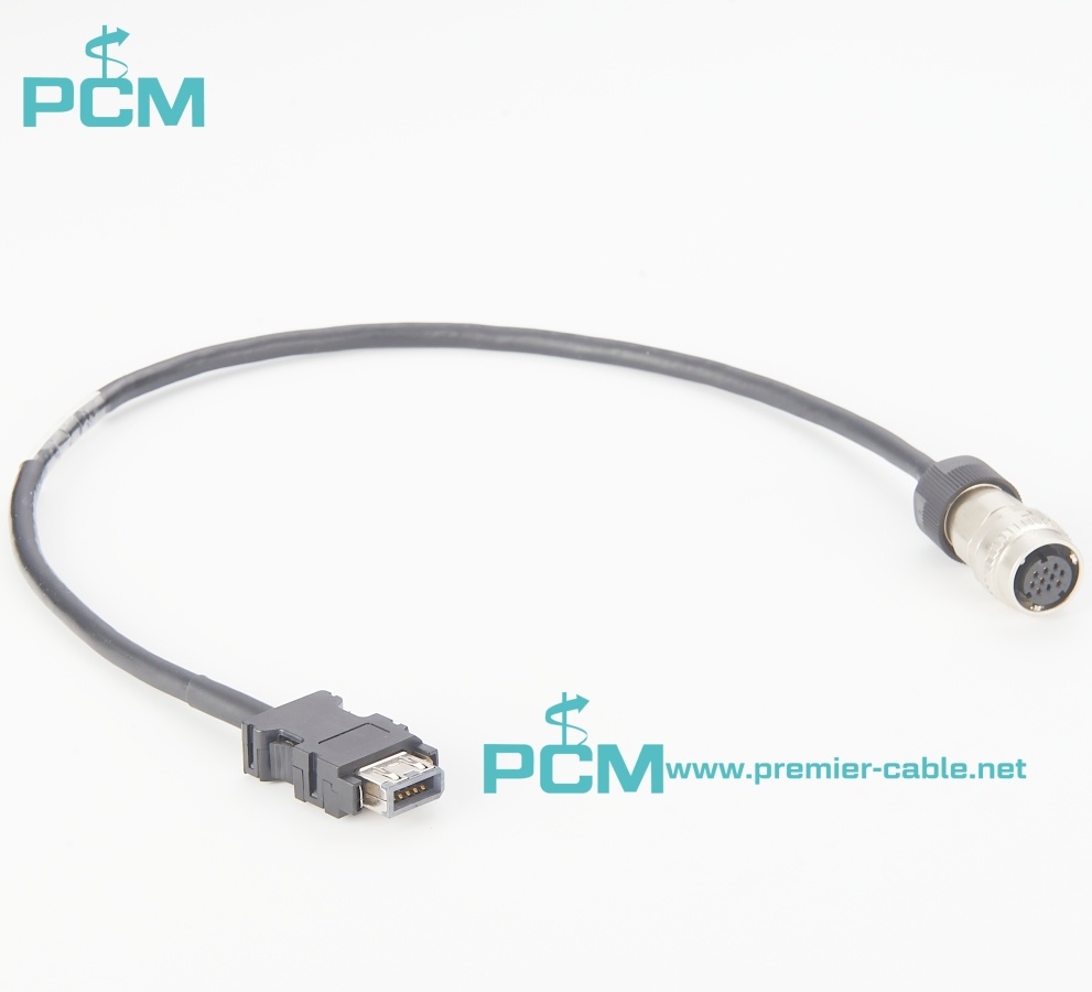 Mitsubishi encoder cable plug MR-J3ENSCBL5M-L