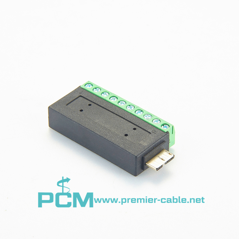 Conector de bloque de terminales micro USB 3.0