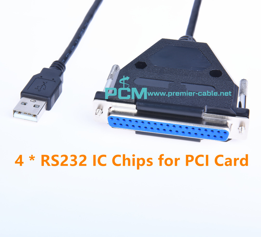 USB DB37 RS-232 Fan out Cable