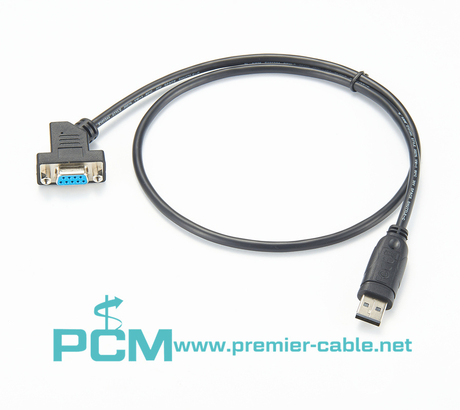 DB9 Female to USB Serial Cable  