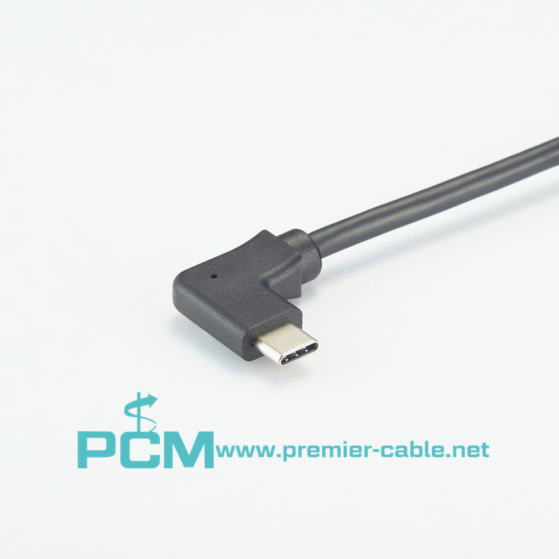 Right Angle USB 3.1 C Extension Cable