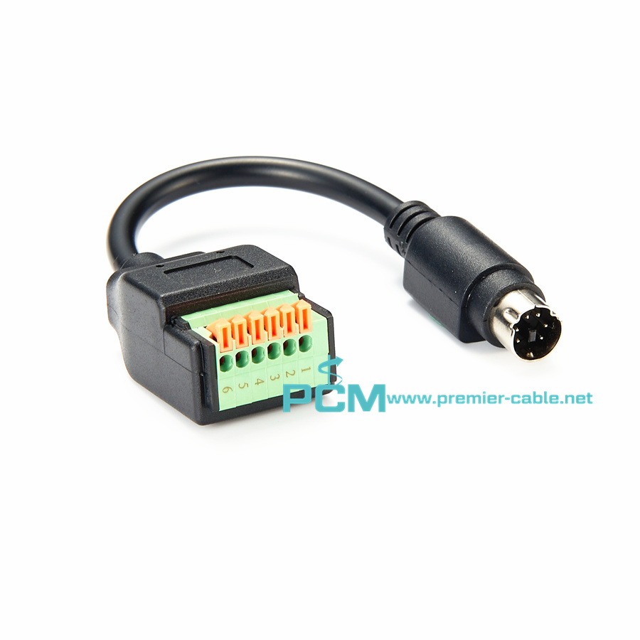 Mini Din 6 Female breakout board