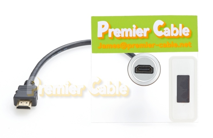 Round panle mount HDMI cable