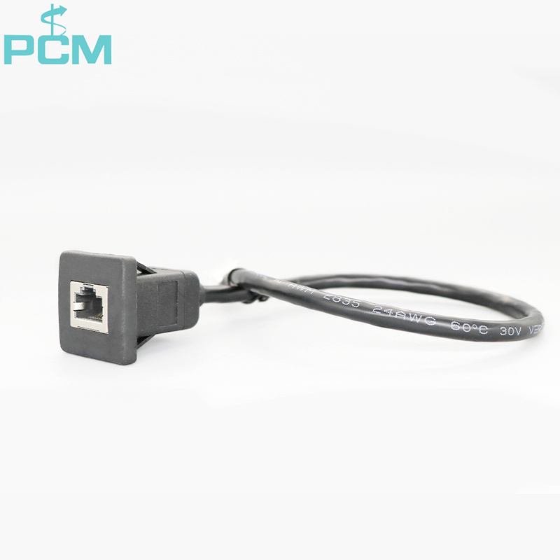 RJ45 panel mount cable