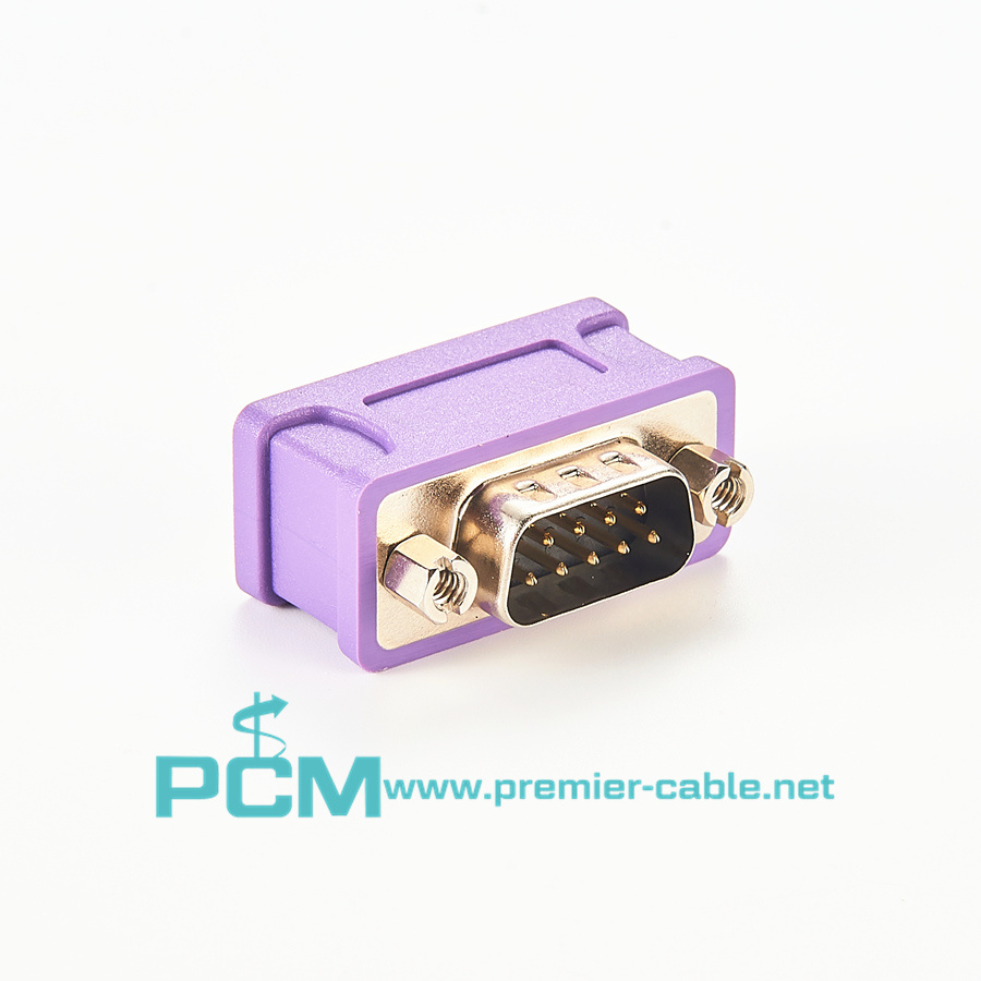 CAN bus termination resistor D-sub 9 pin male female connector  