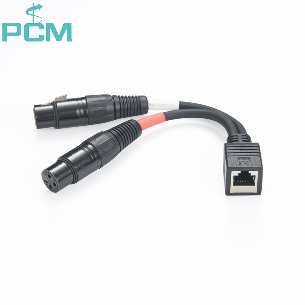 Axia Adapter Cable 20cm dual XLR Female to RJ45 Female