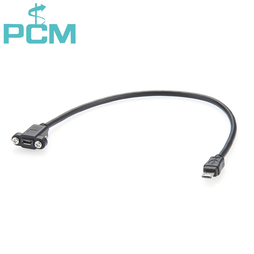 Micro B Panel Mount Extension Cable