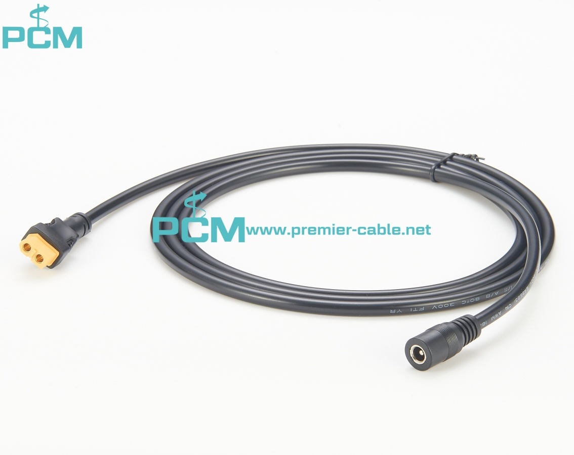 XT60 Connector To DC 5.5 X 2.5mm Power Cable