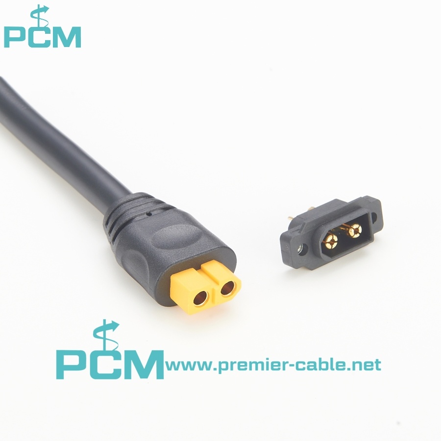 Panel Mount XT60 Charge Extension Cable