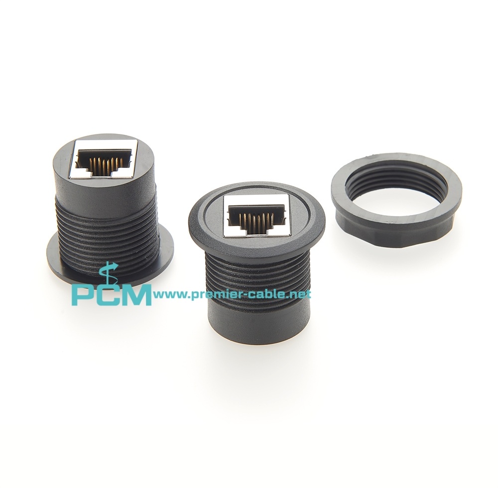 Universal RJ45 UHF Pass Through Radio Microphone Car Socket