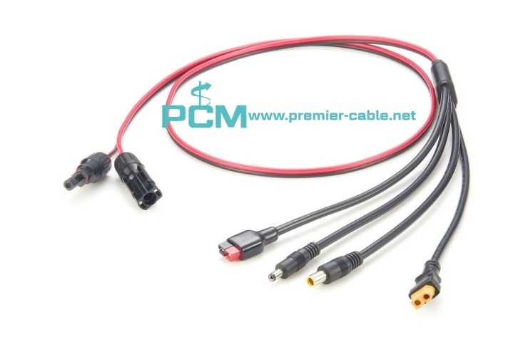 MC4 to 8 mm DC & XT60 & DC5521 & Anderson Cable
