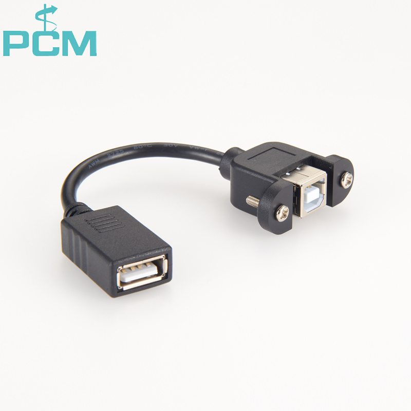 HDMI VGA USB 3.5mm Audio Wall Plate Panel Mount Cable
