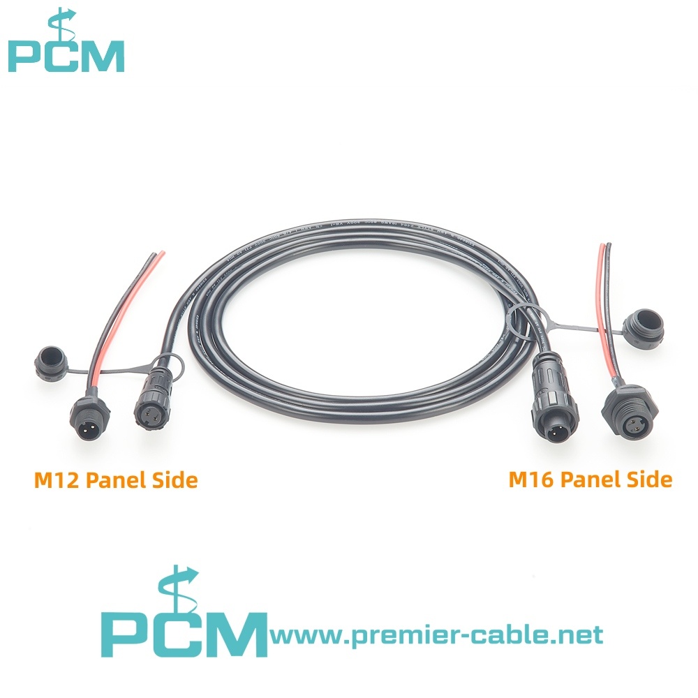 M12 M16 LED LIGHTING Extension Cable  