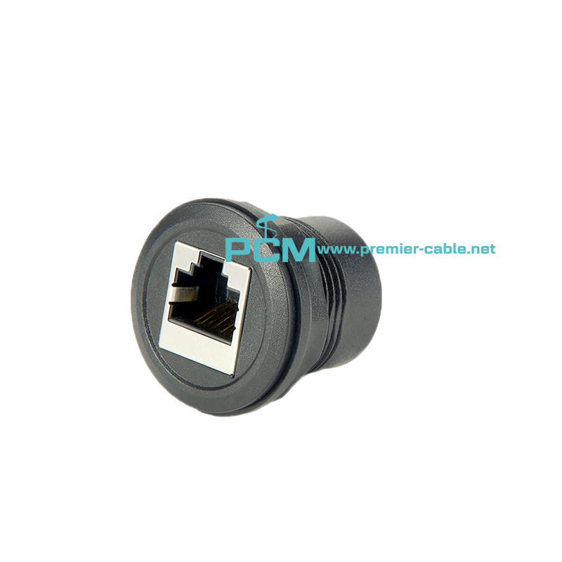 RJ45 Panel Connector for Front Installation