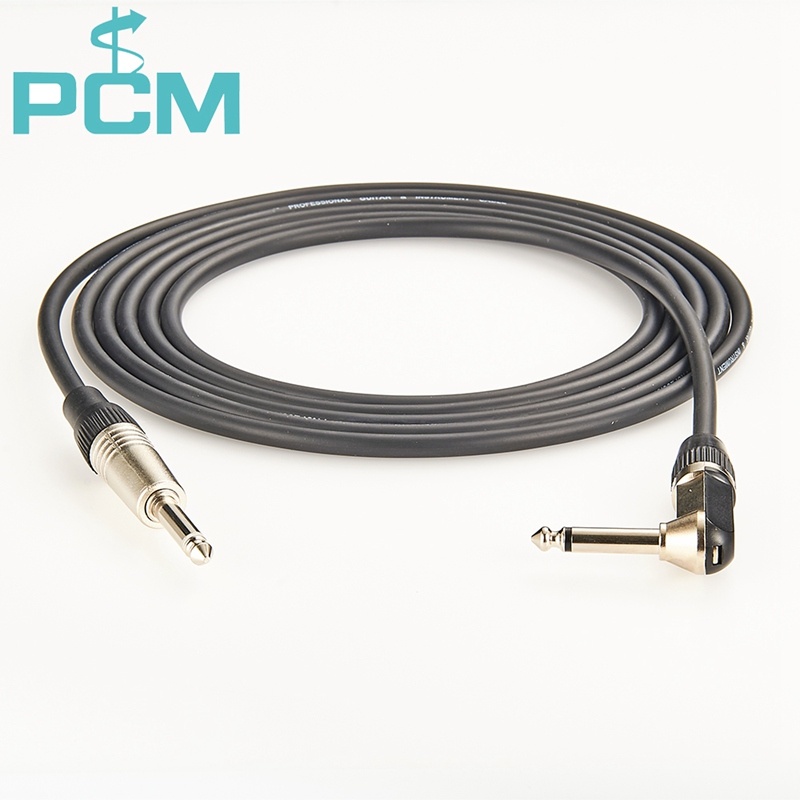 Straight to Right Angle Guitar Cable