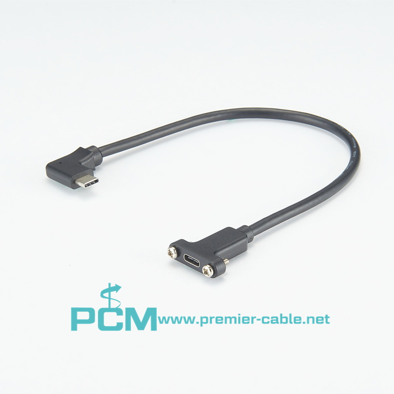 USB3.1 Panel Mount Extension Cable 