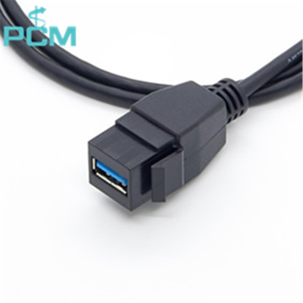 USB 3.0 Keystone Clip-In Cable
