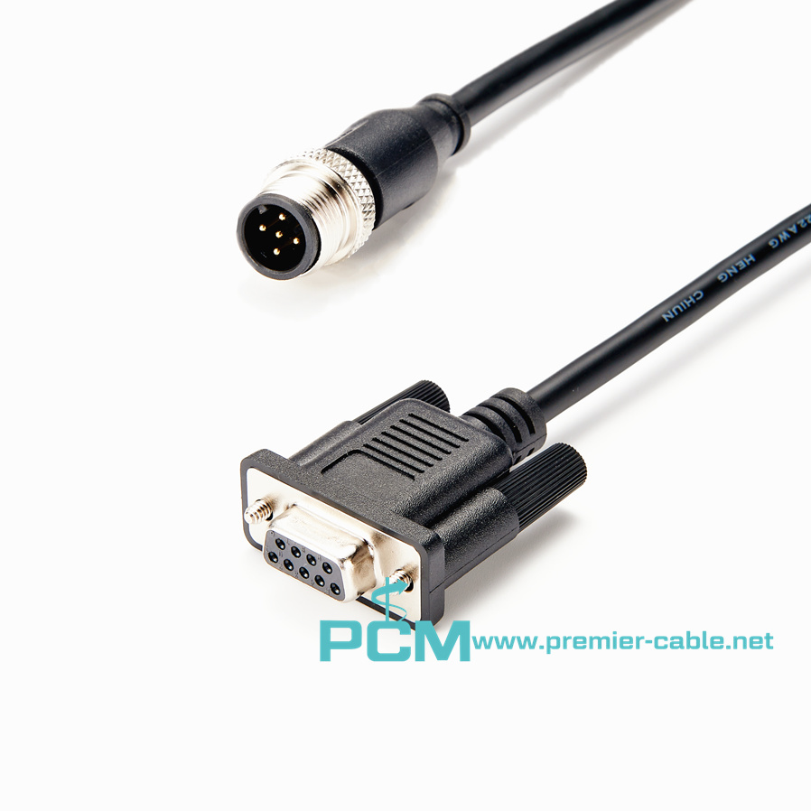 M12 to DB9 Adapter Cable NMEA 2000 CANopen