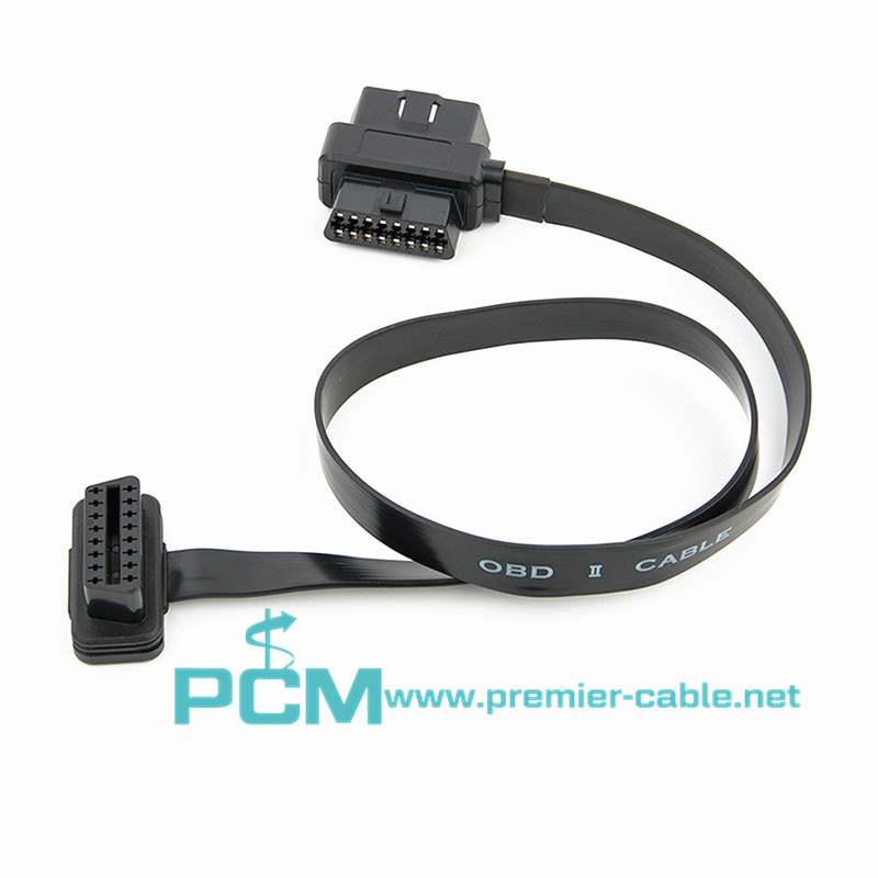 OBD2 Pass Through Extension Y Splitter Cable 