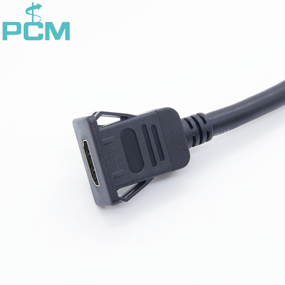 Snap-In Panel Mount HDMI Cable