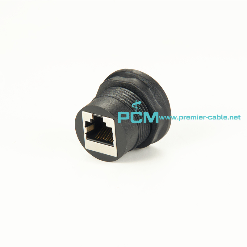 RJ45 Universal Round Pass-Through Connector