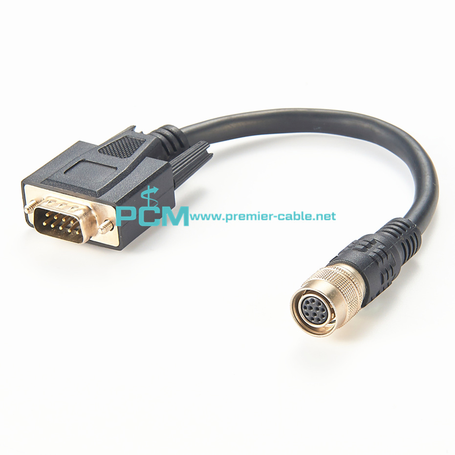 HR10A-10P-12S Hirose 12 Pin to DB9 Camera Signal Cable