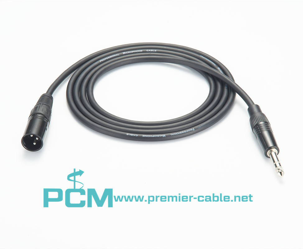 XLR to 6.35mm Guitar Cable