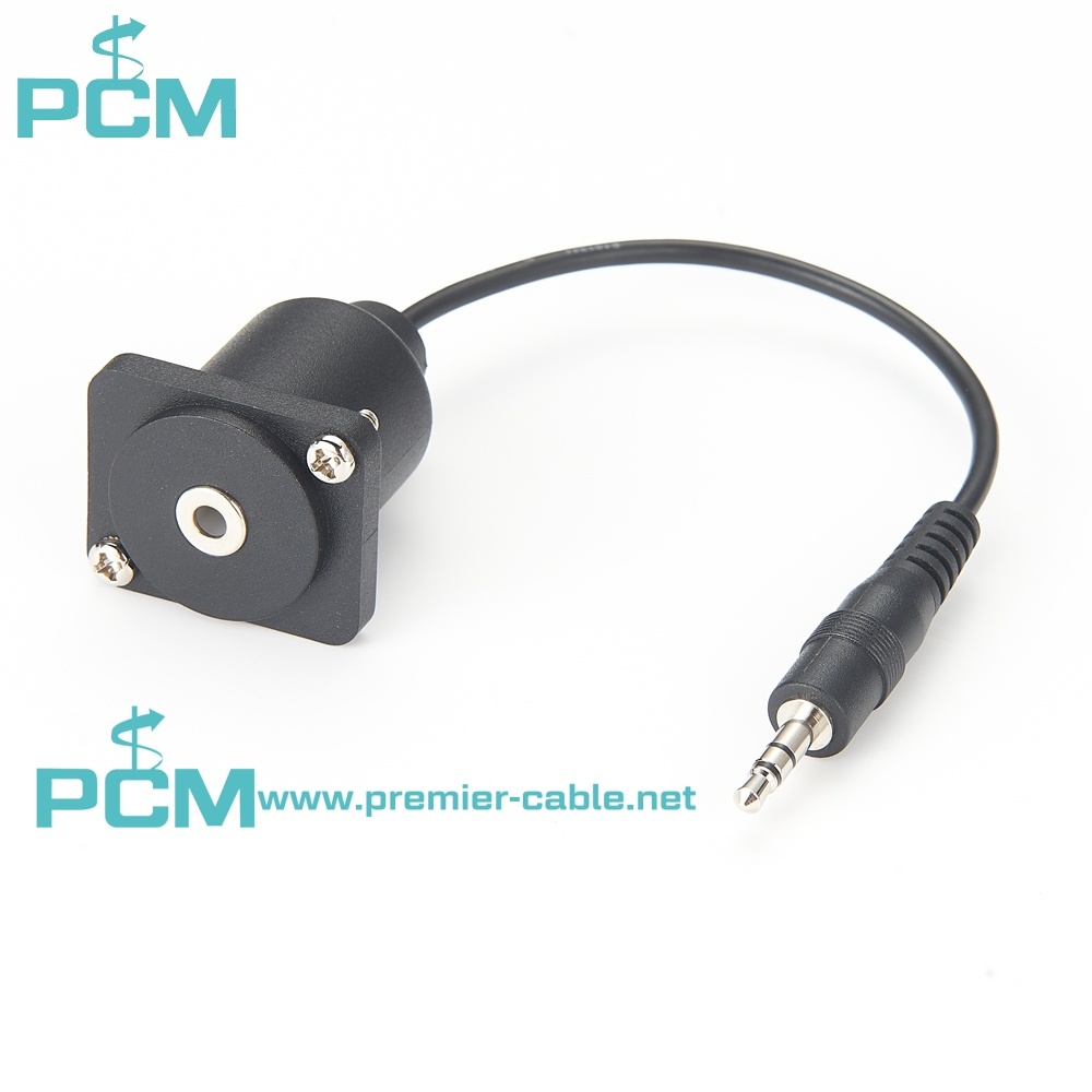 3.5mm D Series Chassis Panel Mount Connector 