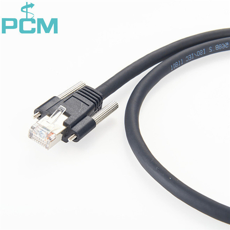 Gige Ethernet RJ45 Screw Industrial Camera Cable