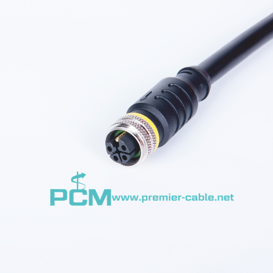 Power M12 connecting cable L-coded