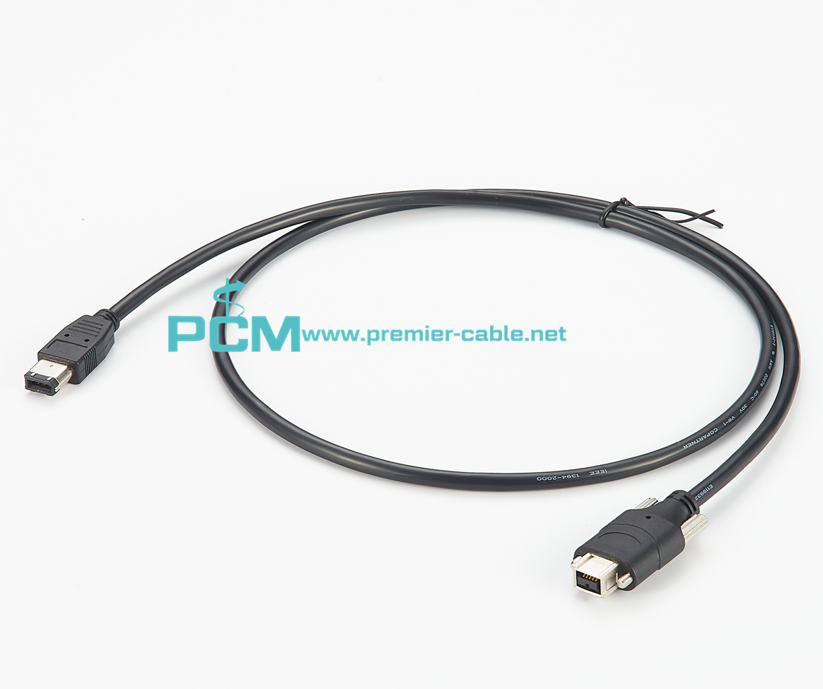 Firewire Cable 1394A 6pin to 1394B 9pin Machine Vision Cable
